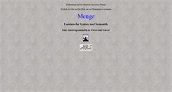 Desktop Screenshot of menge.net