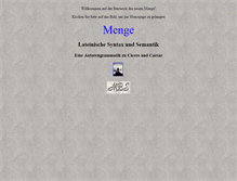 Tablet Screenshot of menge.net